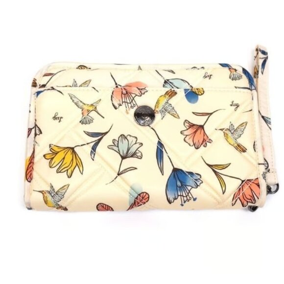 lug Handbags - Lug Zeppelin RFID Wristlet Wallet Hummingbird Floral
